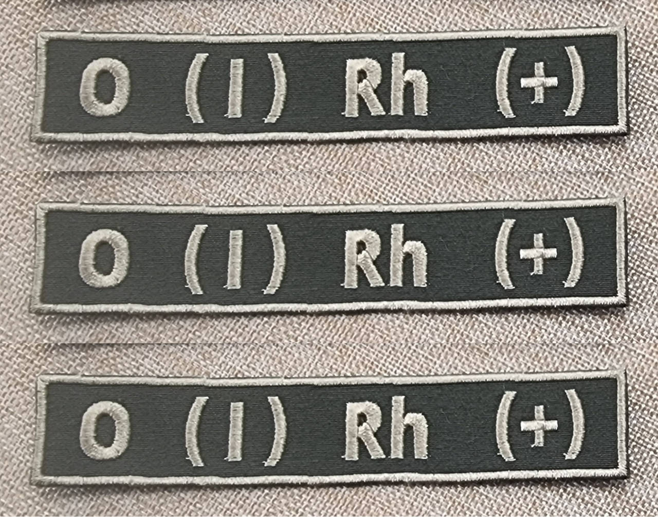 Шеврон "Група крові" 25х130мм, Олива O (I) Rh (+)
Шеврон "Група крові" 25х130мм, Олива O (I) Rh (+)