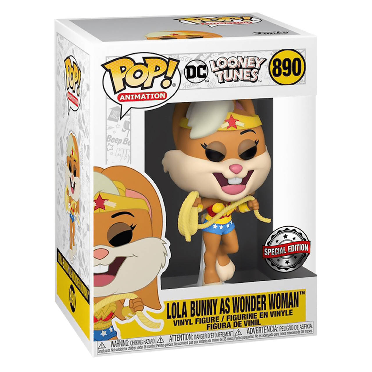 Коллекционная фигурка Funko POP! Animation Looney Tunes Lola Bunny As Wonder Woman (Exc)
Коллекционная фигурка Funko POP! Animation Looney Tunes Lola Bunny As Wonder Woman (Exc)