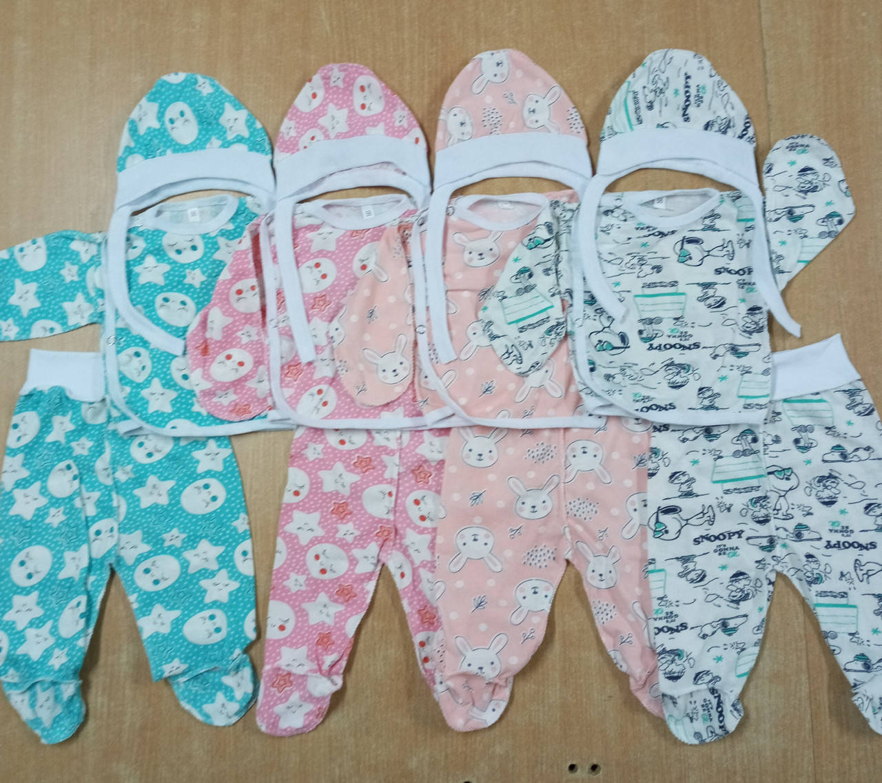 Кофта-нецарапка, ползунки и шапочка, р.56 кулир
Кофта-нецарапка, ползунки и шапочка, р.56 кулир