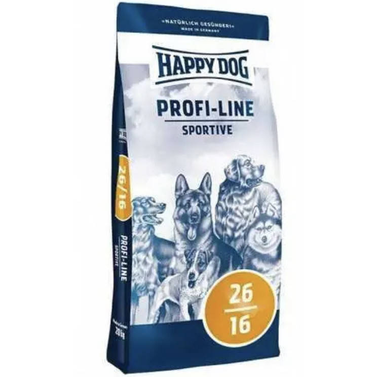 Сухой корм Happy Dog Profi-Line Sportive 26/16 для взрослых собак с повышенной потребностью в энергии 20 кг
Сухой корм Happy Dog Profi-Line Sportive 26/16 для взрослых собак с повышенной потребностью в энергии 20 кг
