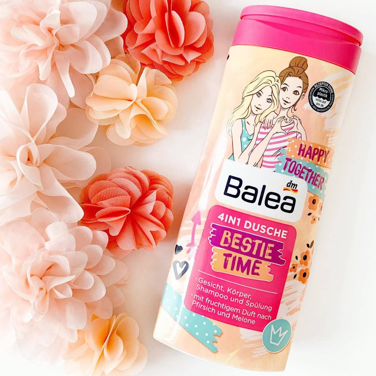 Balea Duschgel Kids 4in1 Bestie Time Детский гель для душа, для волос, лица и тела 300 мл
Balea Duschgel Kids 4in1 Bestie Time Детский гель для душа, для волос, лица и тела 300 мл