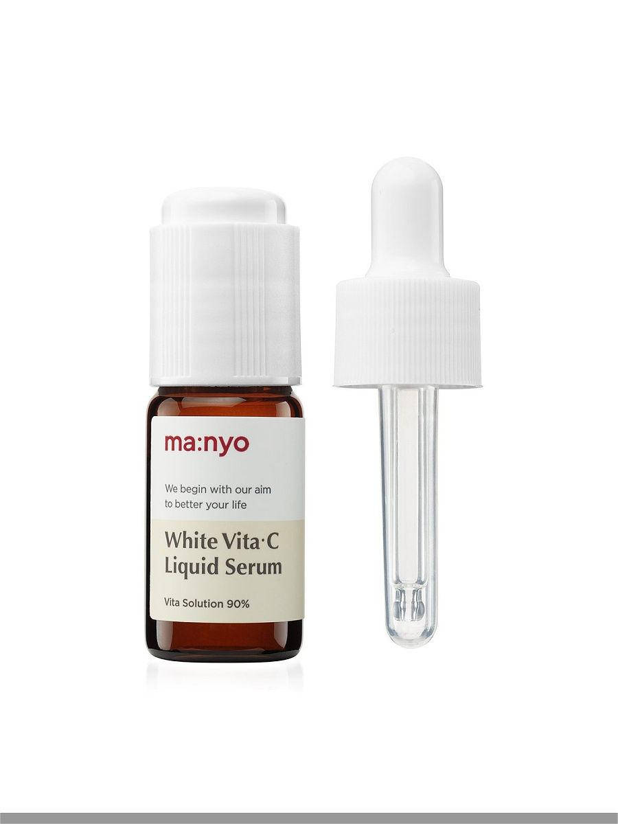 Осветляющая сыворотка с витамином С для лица - Manyo Factory White Vita C Liquid Serum,10 мл
Осветляющая сыворотка с витамином С для лица - Manyo Factory White Vita C Liquid Serum,10 мл