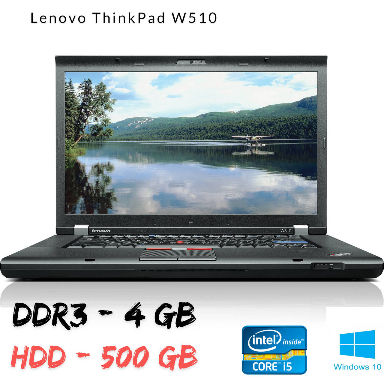 Ноутбук Lenovo ThinkPad W510 15.6" HD LED (Core i5-m560 2.66 ГГц, 4 ГБ ОЗУ DDR3, HDD 500 , DVD-RW, Windows 10), Черный
Ноутбук Lenovo ThinkPad W510 15.6" HD LED (Core i5-m560 2.66 ГГц, 4 ГБ ОЗУ DDR3, HDD 500 , DVD-RW, Windows 10), Черный