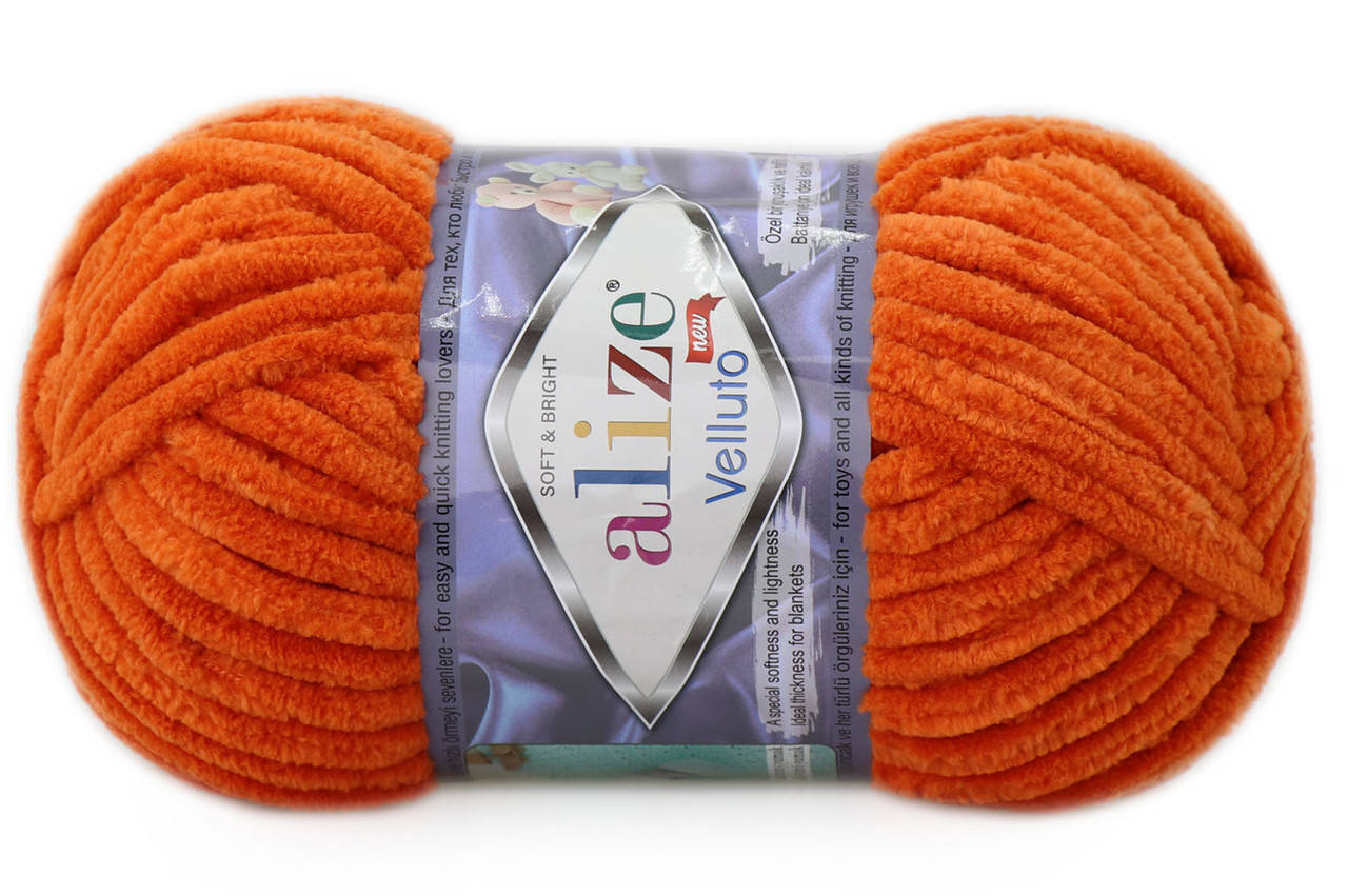 Alize Velluto, Оранж №06, Оранжевый
Alize Velluto, Оранж №06, Оранжевый
