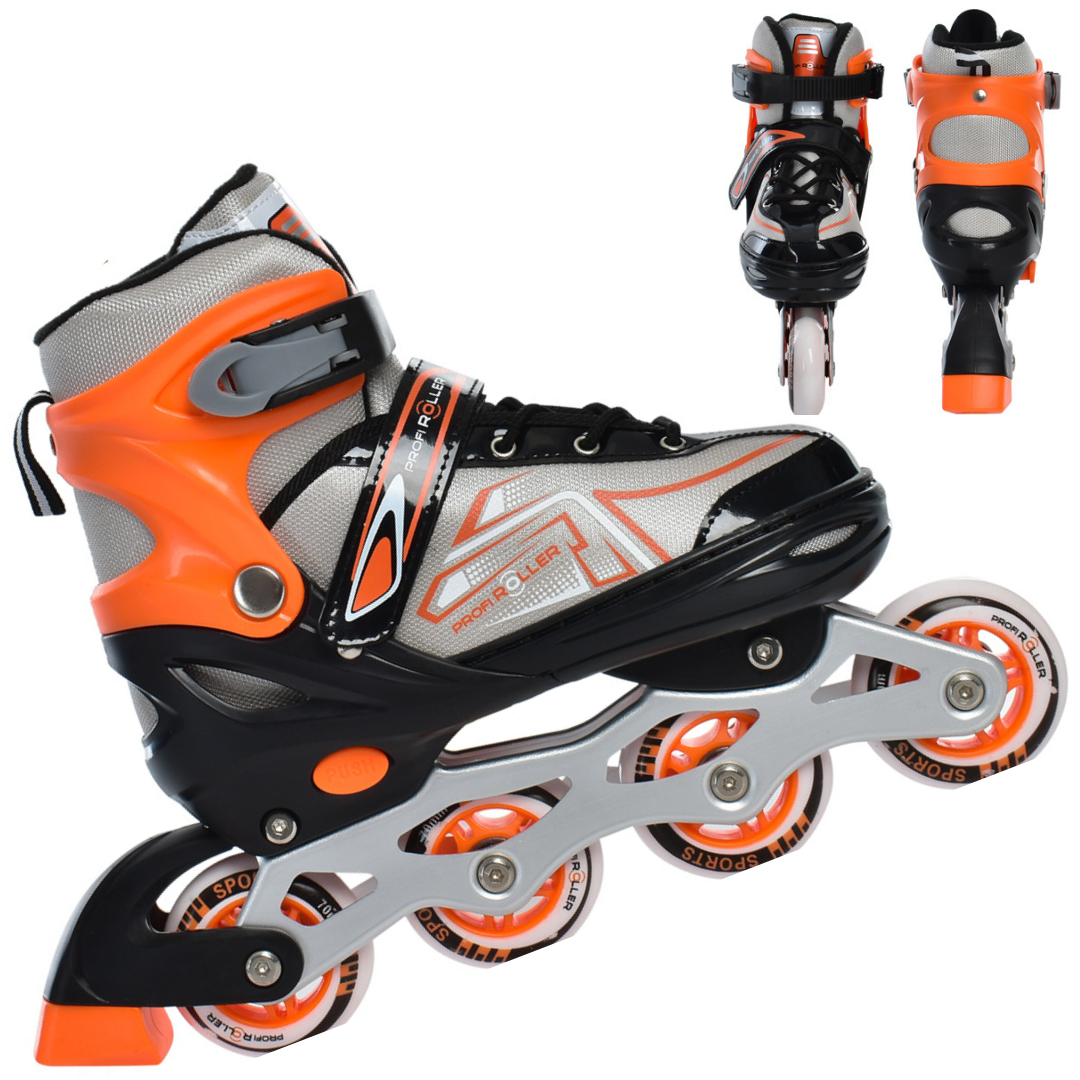 Женские роликовые коньки Profi Roller раздвижные ролики для взрослых 39 40 41 42 размер Оранжевый
Женские роликовые коньки Profi Roller раздвижные ролики для взрослых 39 40 41 42 размер Оранжевый
