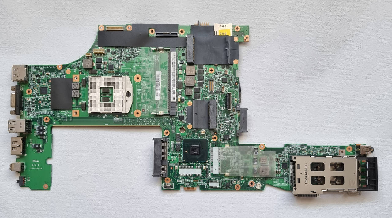 Материнська плата "Lenovo ThinkPad T510 W510" / LKN-1 UMA MB / 48.4CU03.031 / Intel QM57
Материнська плата "Lenovo ThinkPad T510 W510" / LKN-1 UMA MB / 48.4CU03.031 / Intel QM57