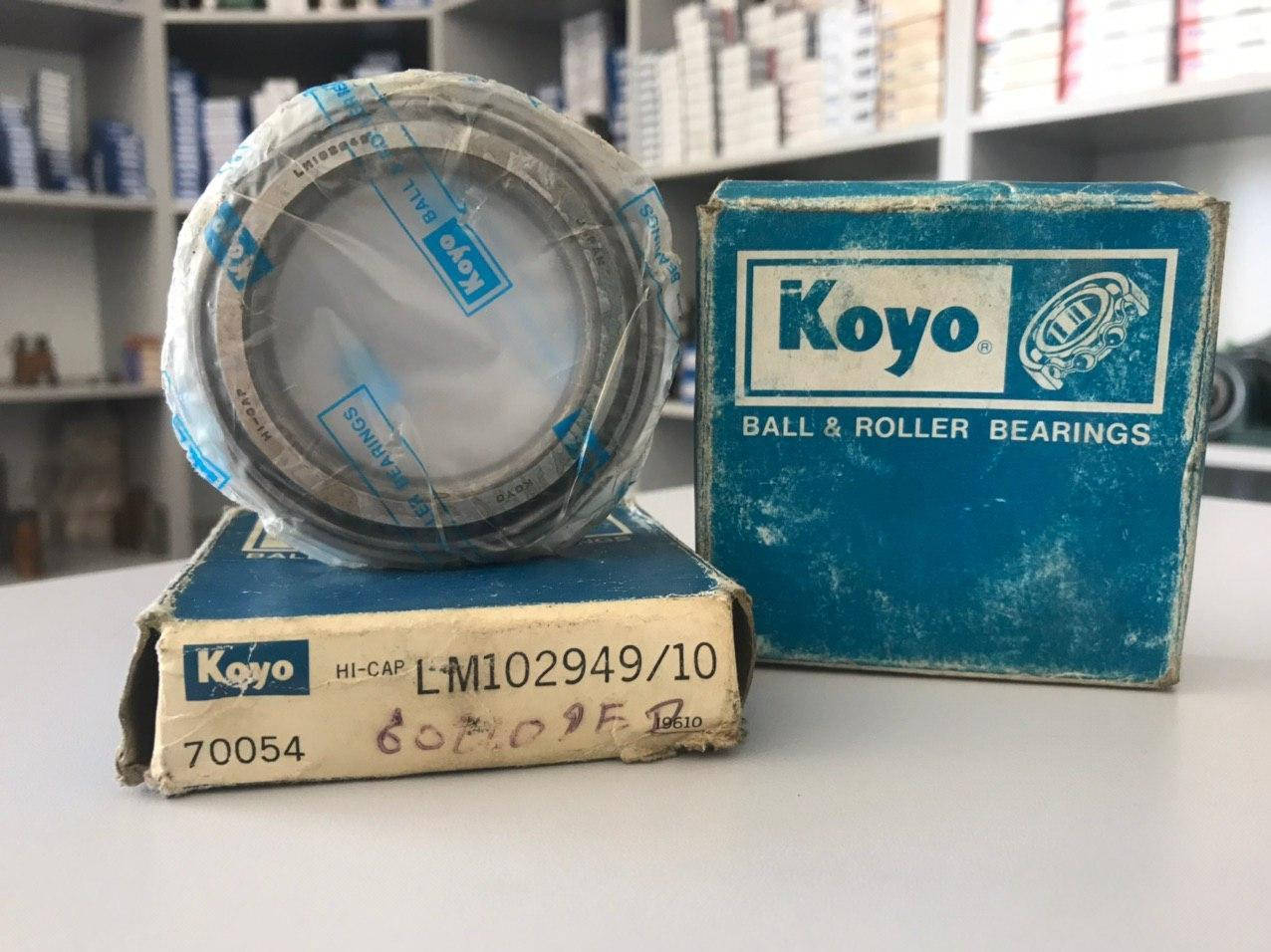 Подшипник LM102949/LM102910 KOYO, 45,242x73,431x19,558 мм, роликовый радиально-упорный конический
Подшипник LM102949/LM102910 KOYO, 45,242x73,431x19,558 мм, роликовый радиально-упорный конический