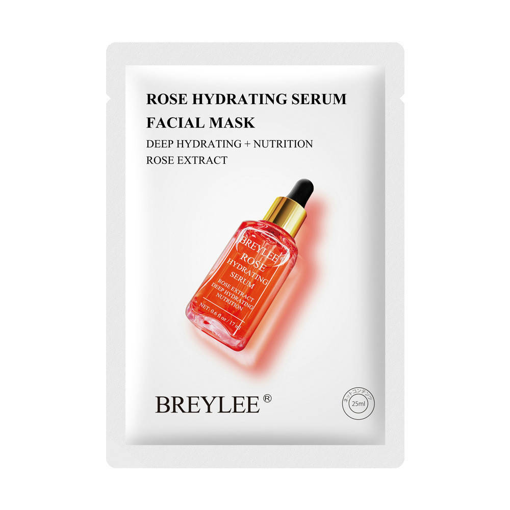 Питательная сывороточная маска для лица c розовой водой Breylee Rose Hydrating Serum Facial Mask, 25мл
Питательная сывороточная маска для лица c розовой водой Breylee Rose Hydrating Serum Facial Mask, 25мл