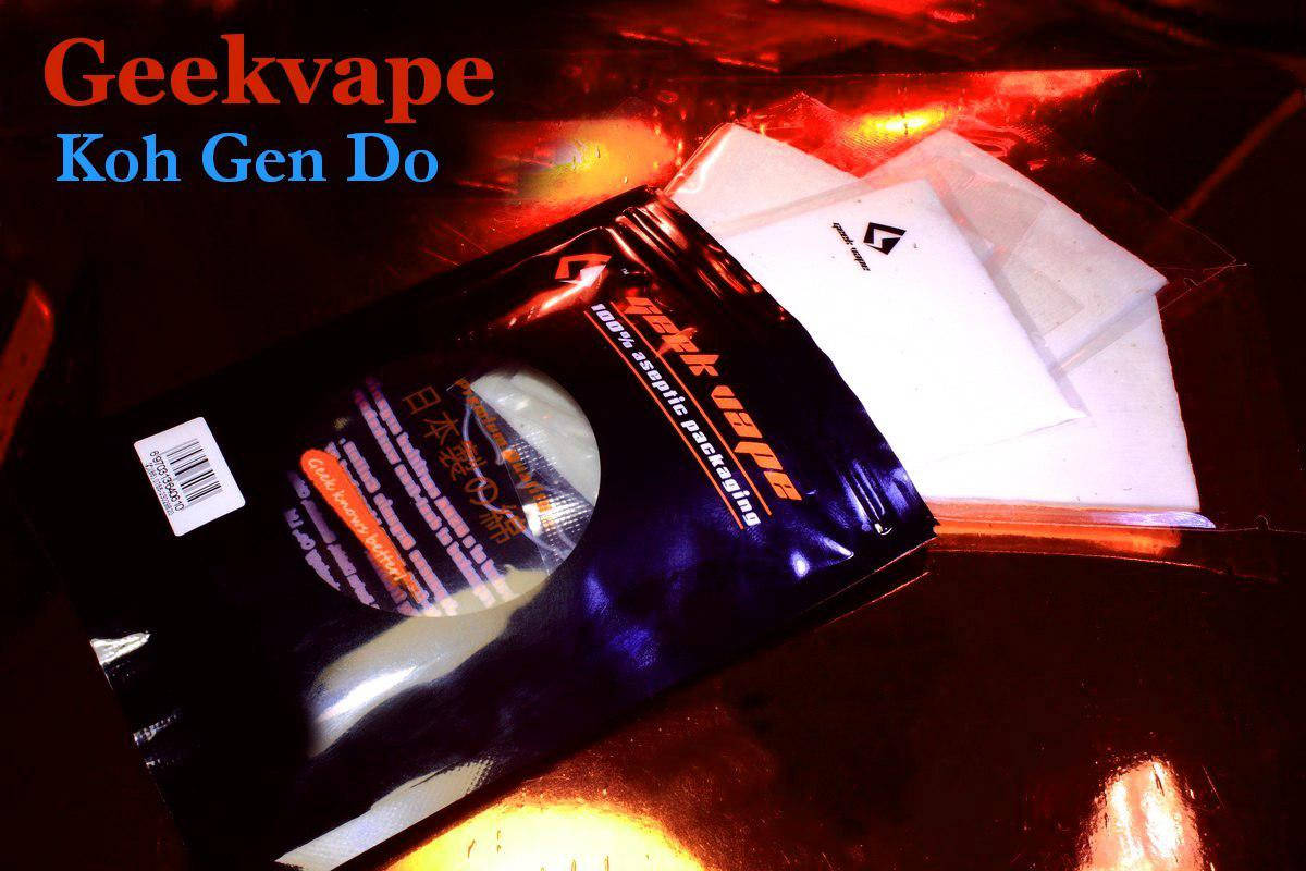 GeekVape Japanese Koh Gen Do Organic Cotton 1 шт. Японский хлопок. Оригинал от компании Geekvape.
GeekVape Japanese Koh Gen Do Organic Cotton 1 шт. Японский хлопок. Оригинал от компании Geekvape.