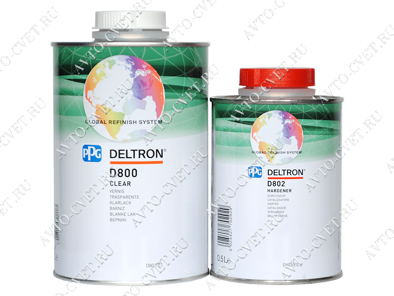 Бесцветный LS/MS лак PPG D800 1л+0,5 л
Бесцветный LS/MS лак PPG D800 1л+0,5 л