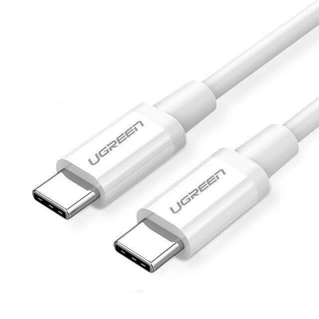 Кабель зарядный Ugreen USB 2.0 Type-C to Type-C PD QC 4.0 1М US264 USB Type-C кабели, Белый
Кабель зарядный Ugreen USB 2.0 Type-C to Type-C PD QC 4.0 1М US264 USB Type-C кабели, Белый