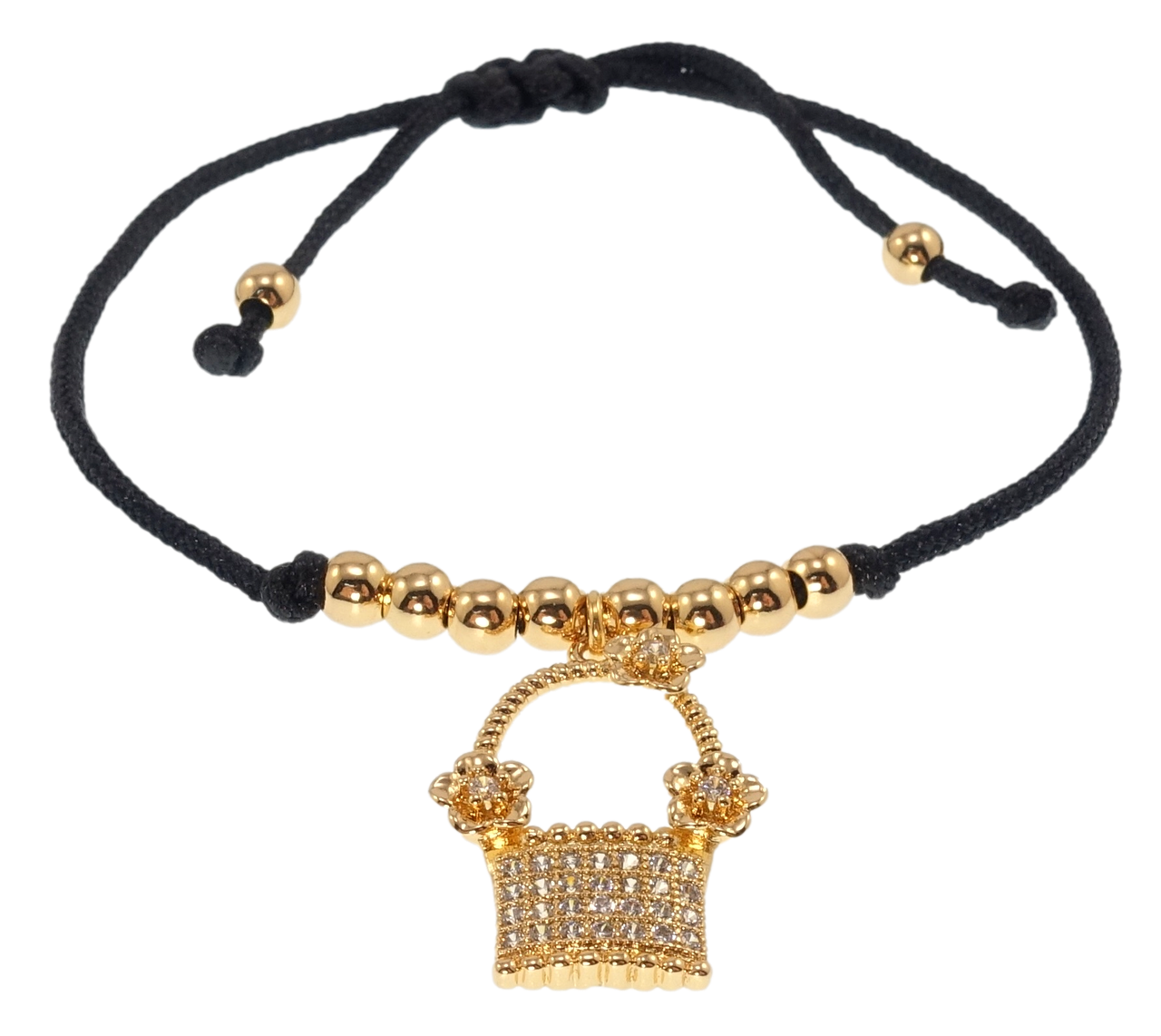 Браслет Xuping Позолота 18K "Черный шнур с подвеской корзинка" размер на затяжке 12-24см х 2мм
Браслет Xuping Позолота 18K "Черный шнур с подвеской корзинка" размер на затяжке 12-24см х 2мм
