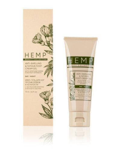 КРЕМ-ГЕЛЬ ДЛЯ НОГ ПРОТИВ ОТЕКОВ И УСТАЛОСТИ С ЭКСТРАКТАМИ КОНОПЛИ И КОНСКОГО КАШТАНА 
КРЕМ-ГЕЛЬ ДЛЯ НОГ ПРОТИВ ОТЕКОВ И УСТАЛОСТИ С ЭКСТРАКТАМИ КОНОПЛИ И КОНСКОГО КАШТАНА
