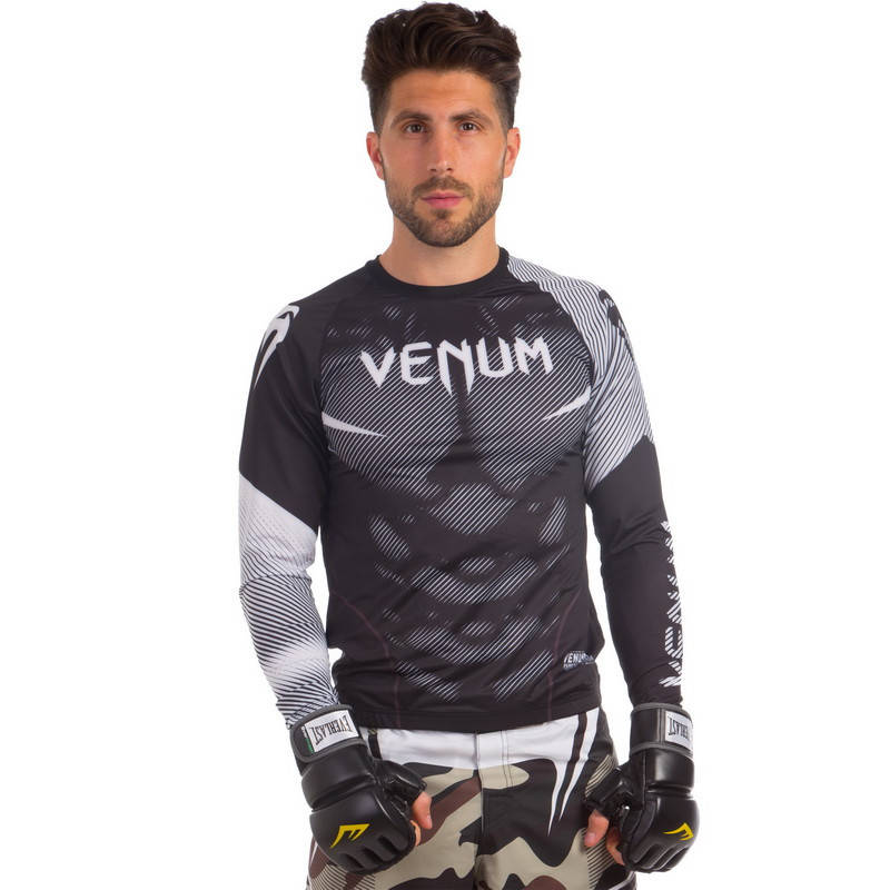 Рашгард с длинным рукавом VENUM NOGI для ММА и смешанных единоборств CO-8136 (размер M-XXL) черный-белый XL (48-50)
Рашгард с длинным рукавом VENUM NOGI для ММА и смешанных единоборств CO-8136 (размер M-XXL) черный-белый XL (48-50)