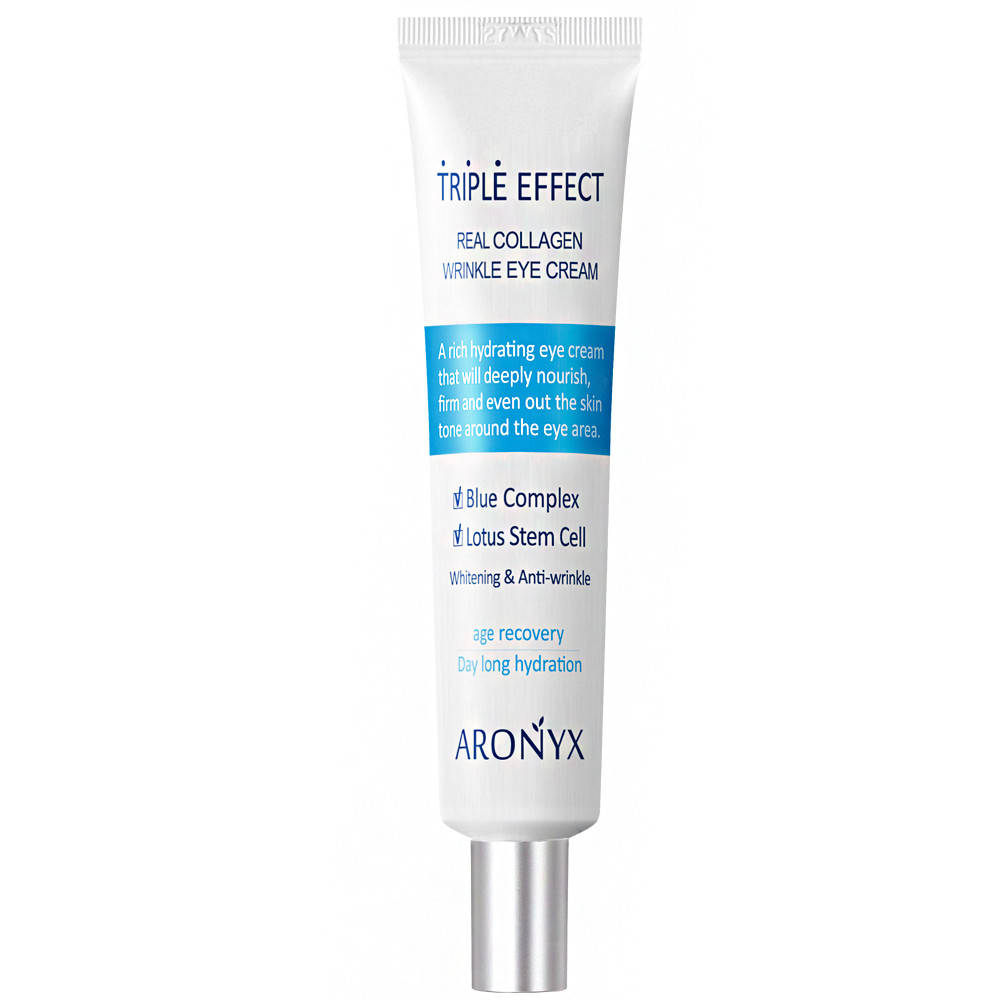 Антивозрастной крем для глаз с коллагеном Medi Flower Aronyx Triple Effect Real Collagen Wrinkle Eye Cream 40
Антивозрастной крем для глаз с коллагеном Medi Flower Aronyx Triple Effect Real Collagen Wrinkle Eye Cream 40