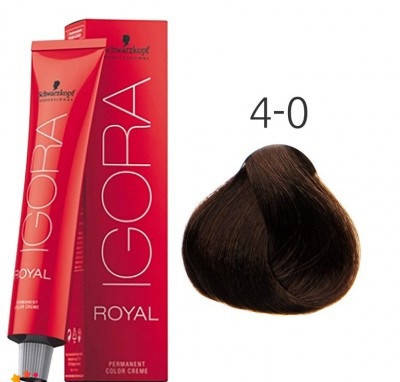 Краска для волос Schwarzkopf Professional Igora Royal 60 мл 4-0 Средний коричневый натуральный
Краска для волос Schwarzkopf Professional Igora Royal 60 мл 4-0 Средний коричневый натуральный