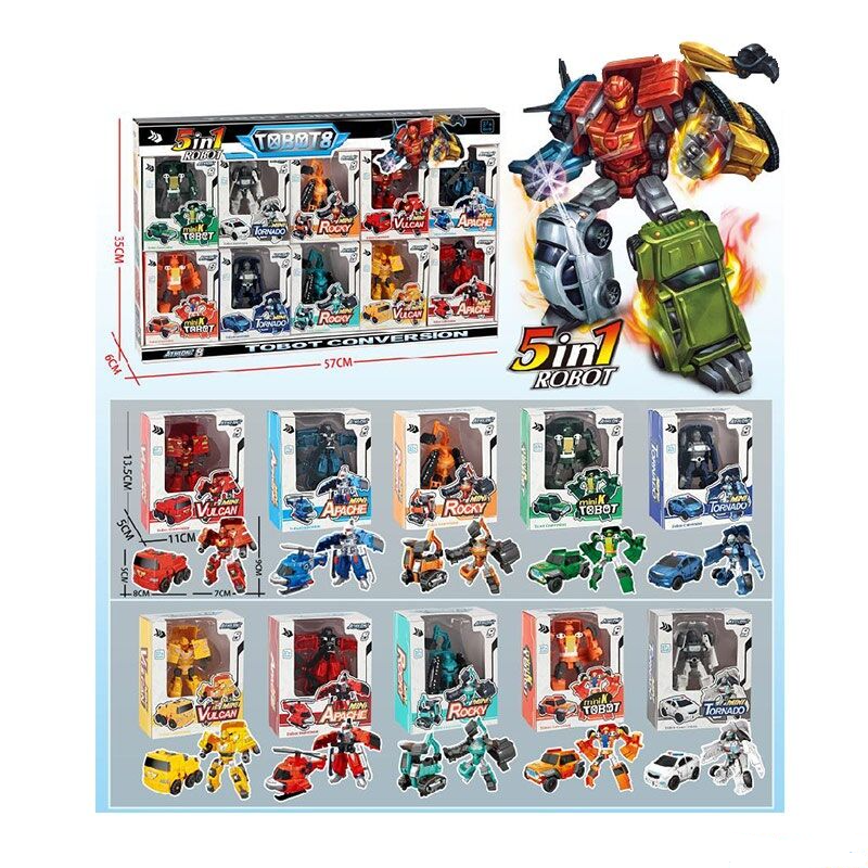 Набор трансформеров тобот большой "Tobot 8" 10шт
Набор трансформеров тобот большой "Tobot 8" 10шт