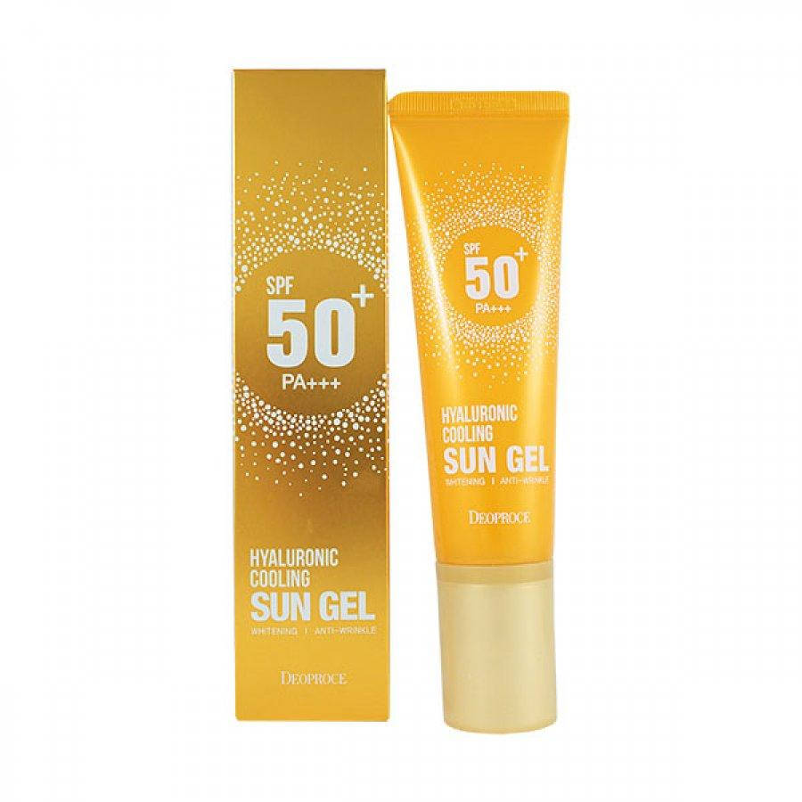 Солнцезащитный гель с гиалуроновой кислотой Deoproce Hyaluronic Cooling Sun Gel SPF 50 PA+++, 50ml
Солнцезащитный гель с гиалуроновой кислотой Deoproce Hyaluronic Cooling Sun Gel SPF 50 PA+++, 50ml