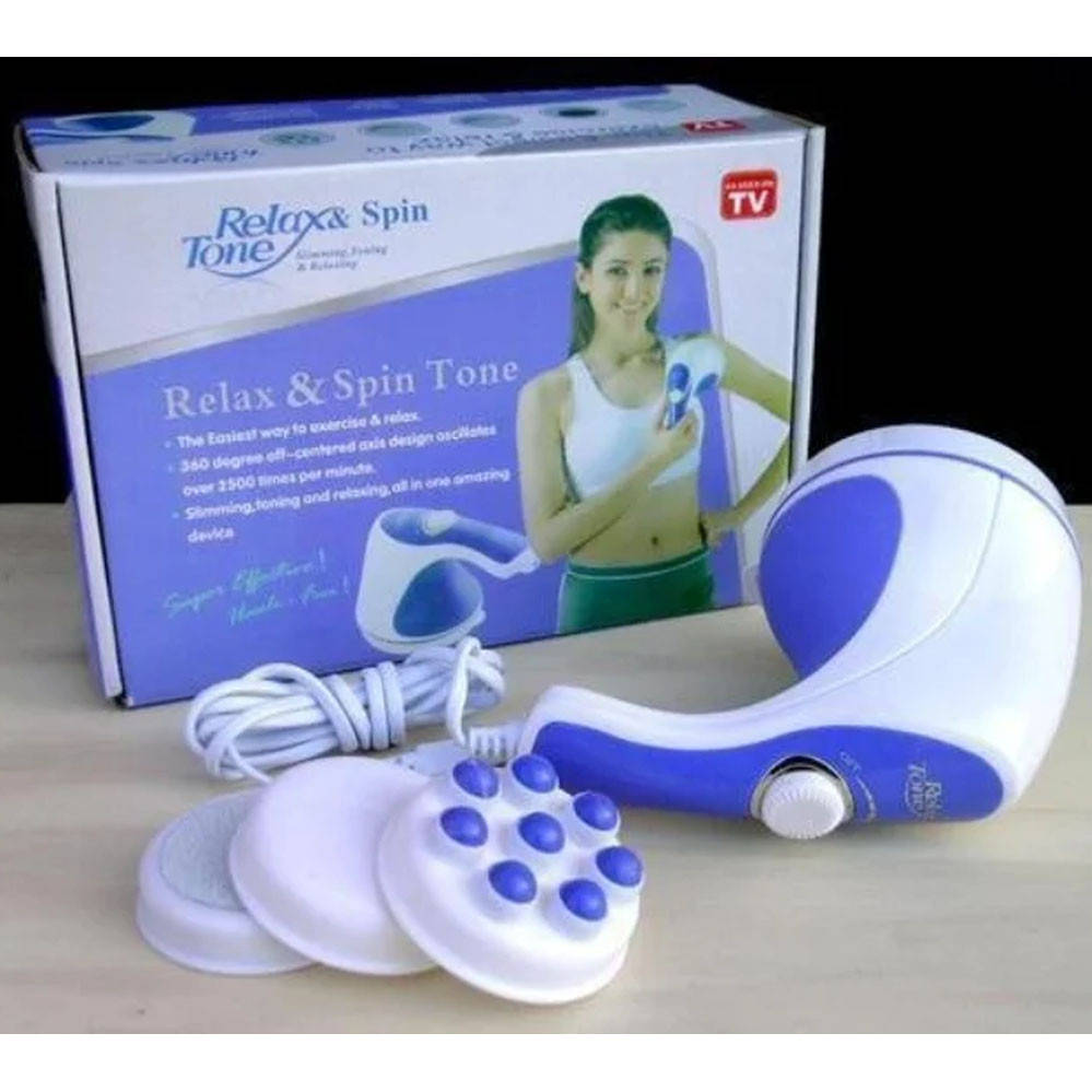 Массажер для тела Relax and SpinTone вибрационный электрический для похудения универсальный домашний
Массажер для тела Relax and SpinTone вибрационный электрический для похудения универсальный домашний
