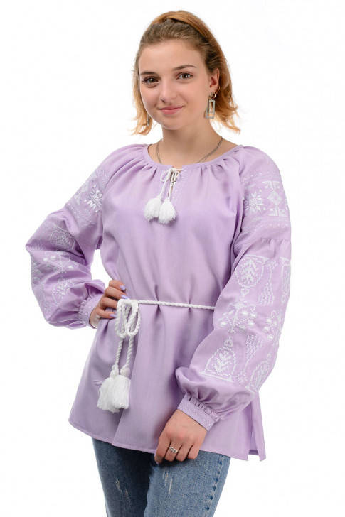 Женская вышиванка лилового цвета размеры: s m l xl 2xl 3xl, Сиреневый
Женская вышиванка лилового цвета размеры: s m l xl 2xl 3xl, Сиреневый