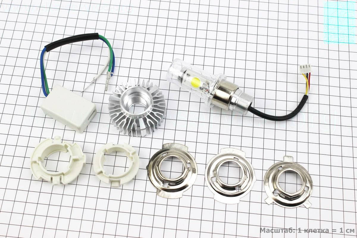 Универсальная лампа фары диодная LED-2 SUPER комплект разных креплений и стабилизатор
Универсальная лампа фары диодная LED-2 SUPER комплект разных креплений и стабилизатор