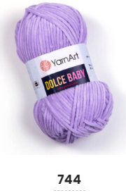 Нитки пряжа для вязания велюровая плюшевая DOLCE BABY YarnArt Дольче Беби Ярнарт № 744 - сирень, Сиреневый
Нитки пряжа для вязания велюровая плюшевая DOLCE BABY YarnArt Дольче Беби Ярнарт № 744 - сирень, Сиреневый