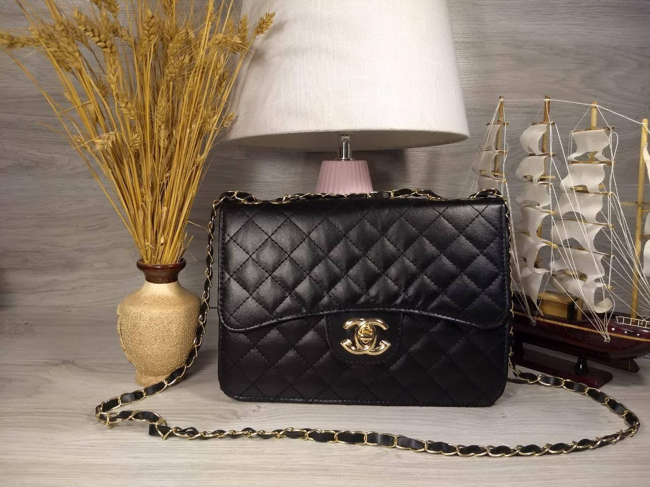 Сумка стеганая черная женская Шанель Клатч Сумочка маленькая Шанель Кросс-Боди, Черный 
Сумка стеганая черная женская Шанель Клатч Сумочка маленькая Шанель Кросс-Боди, Черный