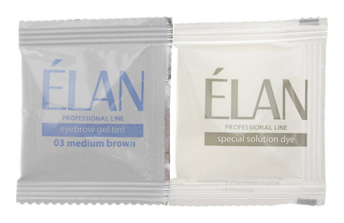 Elan 03 Medium Brown - гель краска в саше для бровей и ресниц(коричневая), с окислителем, 5 г
Elan 03 Medium Brown - гель краска в саше для бровей и ресниц(коричневая), с окислителем, 5 г