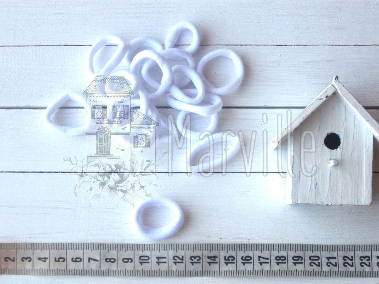 Резинка бесшовная для волос 27 мм белая, Белый
Резинка бесшовная для волос 27 мм белая, Белый