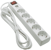 Удлинитель 5 гн. 3м с 2*USB (2100mA) с/з 3x0.75mm макс 2500W с кнопкой "LEMANSO" LMK71002
Удлинитель 5 гн. 3м с 2*USB (2100mA) с/з 3x0.75mm макс 2500W с кнопкой "LEMANSO" LMK71002
