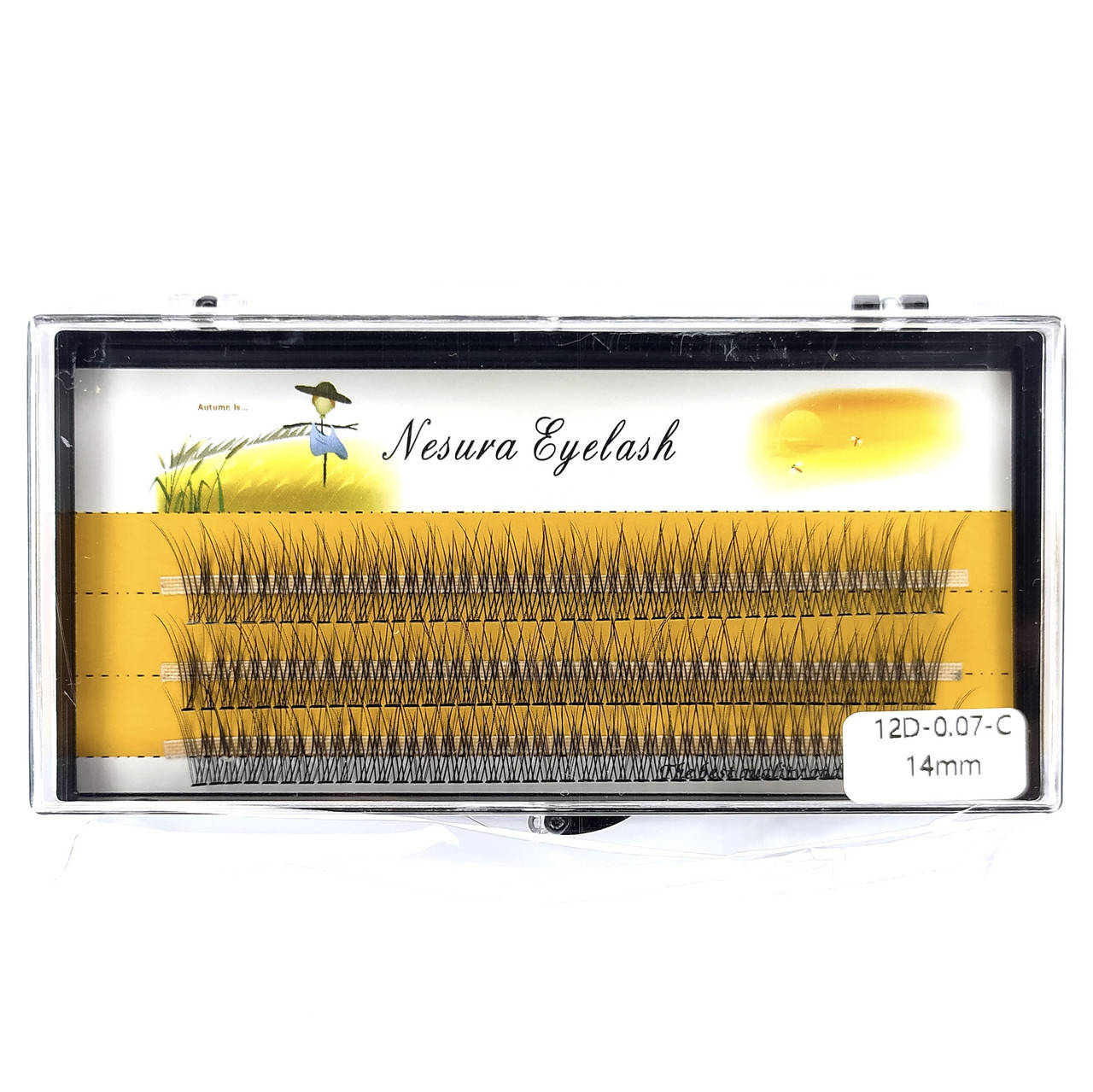 Ресницы Nesura Eyelash 12D Ласточкин хвост, 14 мм, изгиб C, 0,07, 120 пучков Несура рыбий хвост, Черный
Ресницы Nesura Eyelash 12D Ласточкин хвост, 14 мм, изгиб C, 0,07, 120 пучков Несура рыбий хвост, Черный