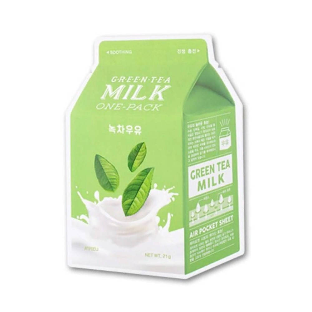 Успокаивающая тканевая маска для лица "Зеленый чай" A'pieu Green Tea Milk One-Pack 21 мл (8806185780278)
Успокаивающая тканевая маска для лица "Зеленый чай" A'pieu Green Tea Milk One-Pack 21 мл (8806185780278)