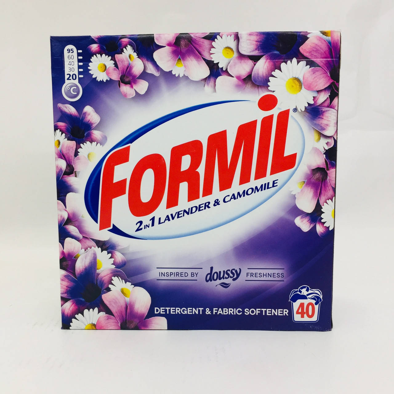 Порошок для стирки Formil 2в1 2.6кг 40 стирок Lavender & Camomile Германия
Порошок для стирки Formil 2в1 2.6кг 40 стирок Lavender & Camomile Германия