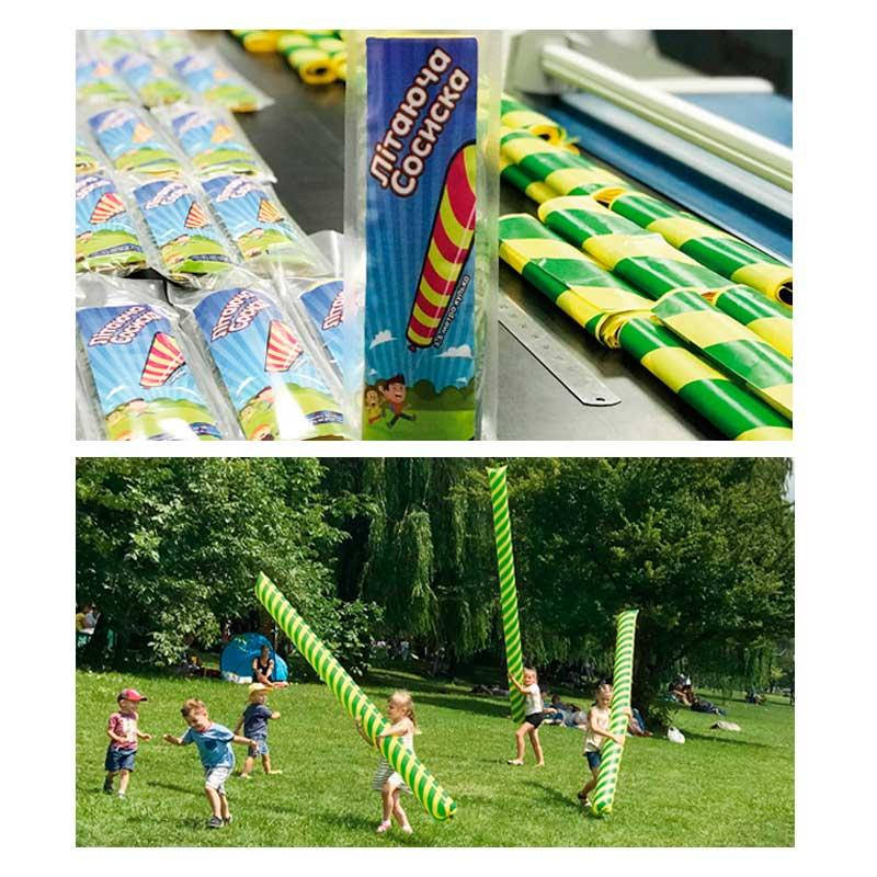 Воздушная игрушка "Большая Летающая Сосиска"
Воздушная игрушка "Большая Летающая Сосиска"