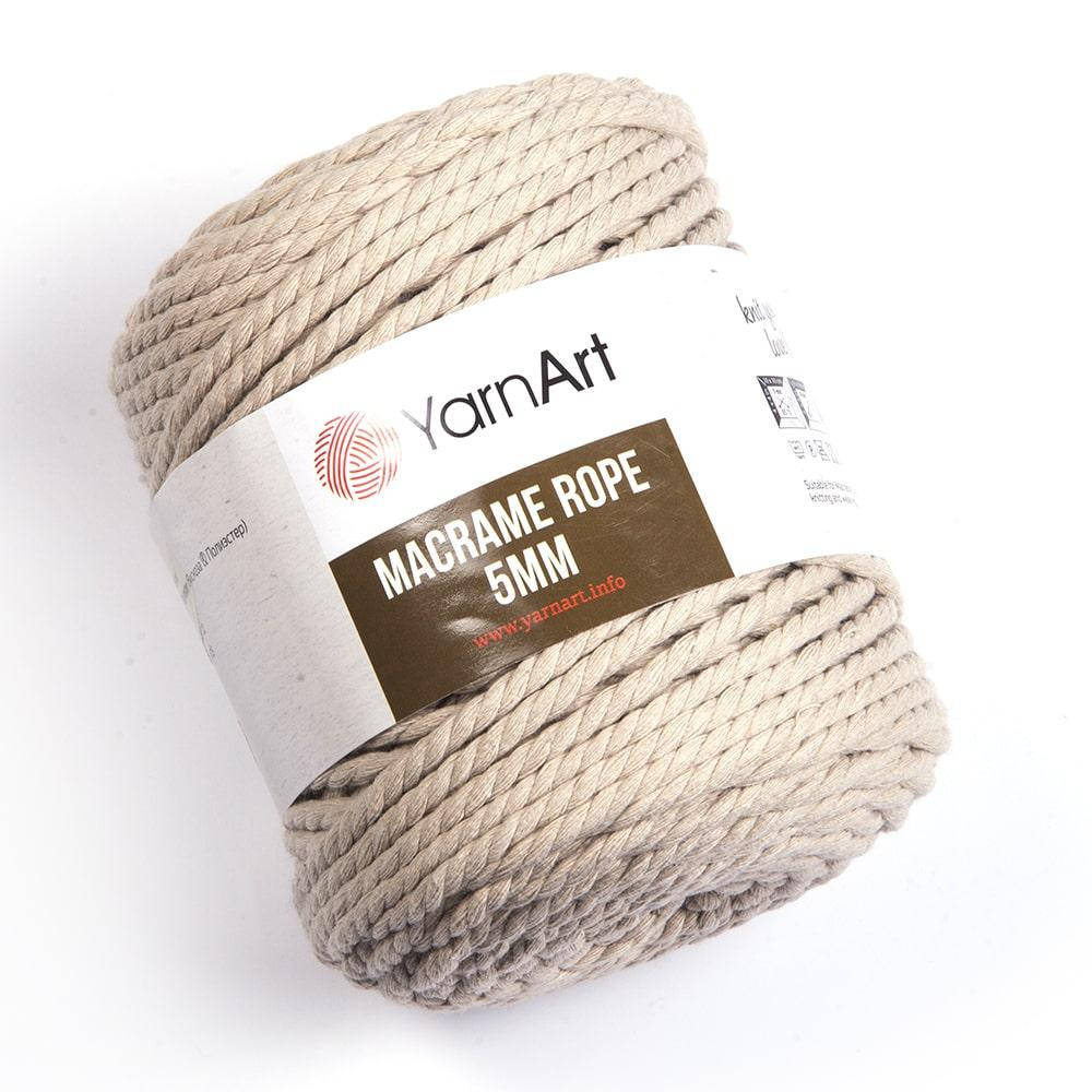 Yarnart Macrame Rope 5 мм № 753 бежевый ( Ярн Арт макраме Роп 5 мм пряжа, нитки для вязания)
Yarnart Macrame Rope 5 мм № 753 бежевый ( Ярн Арт макраме Роп 5 мм пряжа, нитки для вязания)