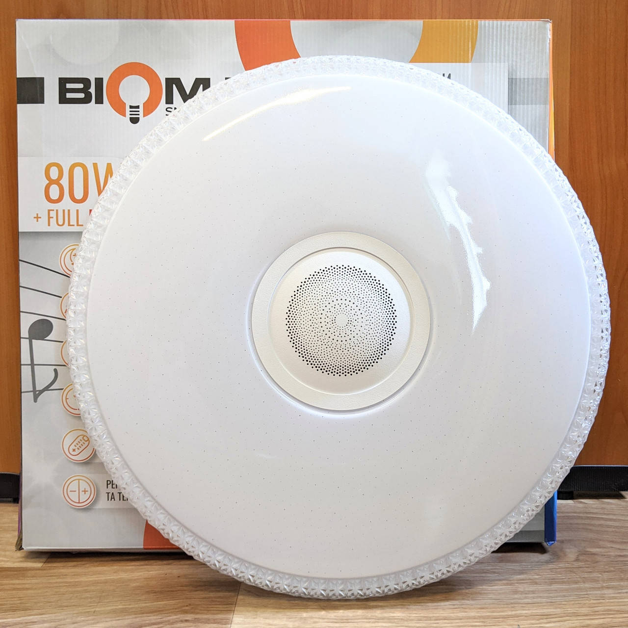 LED светильник Biom Smart 80W SML-R29-80-M-FRGB 3000-6000K+FULL RGB с д/у музыкальный, Белый
LED светильник Biom Smart 80W SML-R29-80-M-FRGB 3000-6000K+FULL RGB с д/у музыкальный, Белый