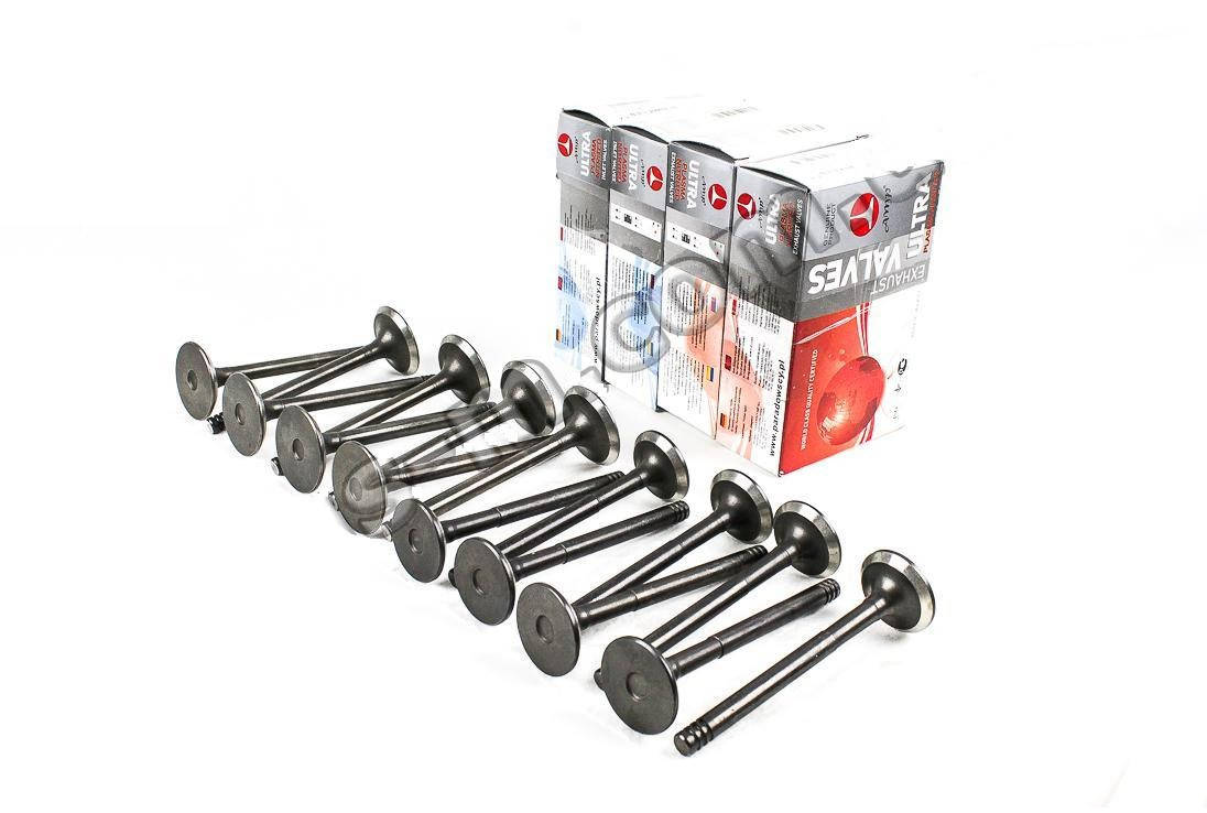 Клапан Газель,Волга двигатель 406,405,409,ВАЗ выпускные, впускные азотированные (компл.16шт) (пр-во "AMP") 
Клапан Газель,Волга двигатель 406,405,409,ВАЗ выпускные, впускные азотированные (компл.16шт) (пр-во "AMP")