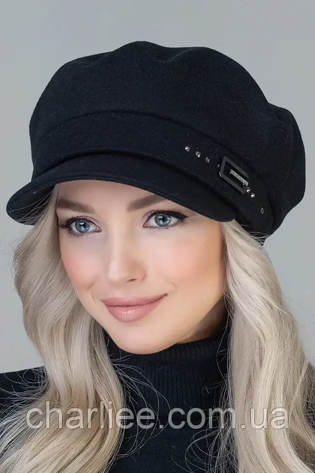 Кепка-фуражка"Лэвэл Вега" женская шерсть трикотаж весна- осень, Черный
Кепка-фуражка"Лэвэл Вега" женская шерсть трикотаж весна- осень, Черный