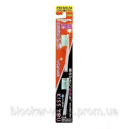 Сменные плоские головки для ионной зубной щетки KISS YOU (Н 11) Flat Regular (жесткость - средняя)
Сменные плоские головки для ионной зубной щетки KISS YOU (Н 11) Flat Regular (жесткость - средняя)