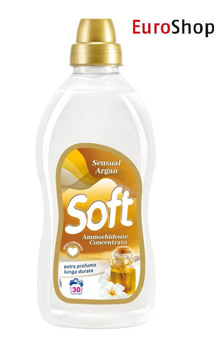 Soft Концентрированный смягчитель "Аргановое масло" 750 мл - 30 стирок 
Soft Концентрированный смягчитель "Аргановое масло" 750 мл - 30 стирок