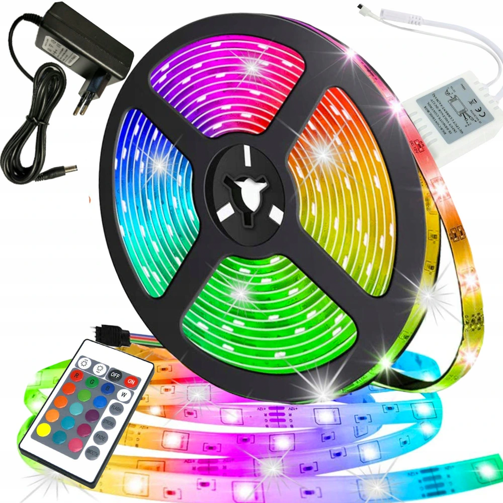 Комплект светодиодная RGB Led лента 5 м 5050 с блоком и пультом управления / Многоцветная лента (777)
Комплект светодиодная RGB Led лента 5 м 5050 с блоком и пультом управления / Многоцветная лента (777)