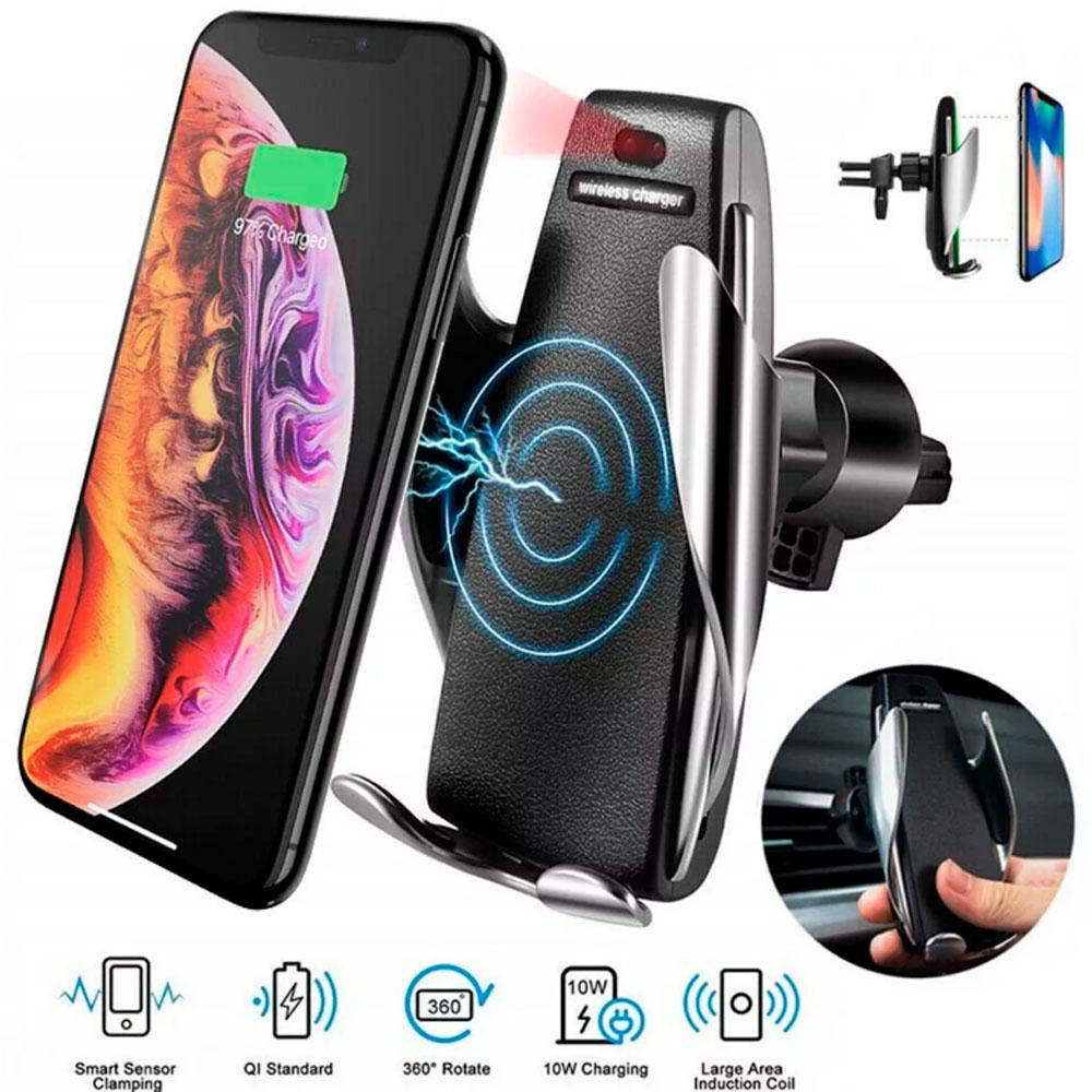 Автомобильный держатель с функцией беспроводной зарядки Penguin Smart Sensor S5 /Магнитный держатель, Черный
Автомобильный держатель с функцией беспроводной зарядки Penguin Smart Sensor S5 /Магнитный держатель, Черный