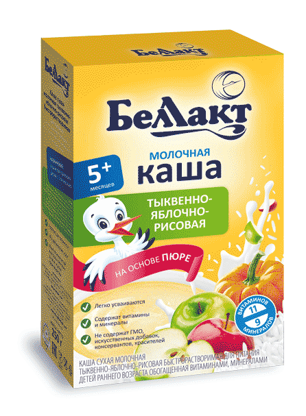 Каша сухая молочная тыквенно - яблочно - морковно - рисовая быстрорастворимая для детского питания
Каша сухая молочная тыквенно - яблочно - морковно - рисовая быстрорастворимая для детского питания
