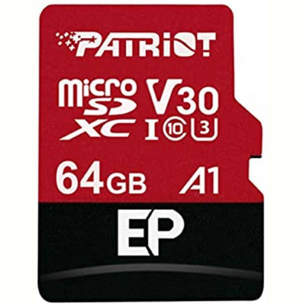 Карта памяти MicroSDXC 64GB UHS-I/U3 Class 10 Patriot EP A1 R100/W80MB/s + SD-adapter (PEF64GEP31MCX)
Карта памяти MicroSDXC 64GB UHS-I/U3 Class 10 Patriot EP A1 R100/W80MB/s + SD-adapter (PEF64GEP31MCX)