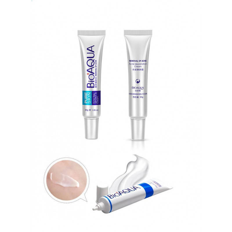 Концентрированный антибактериальный крем BIOAQUA Pure Skine против акне и воспалений. 30 грамм
Концентрированный антибактериальный крем BIOAQUA Pure Skine против акне и воспалений. 30 грамм