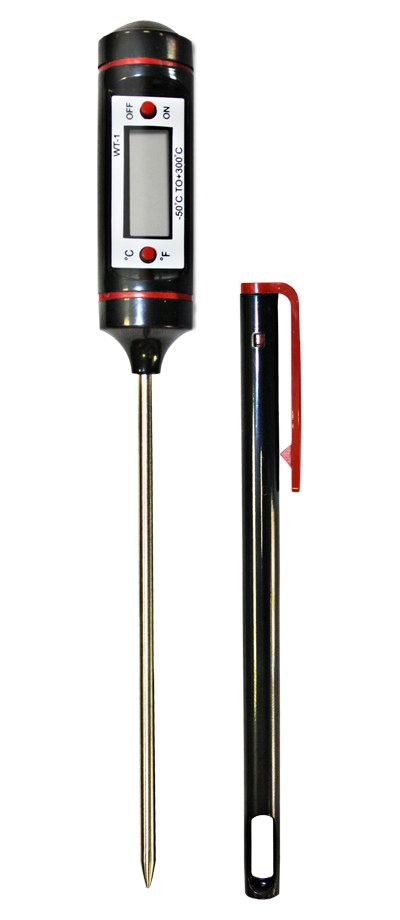 Цифровой электронный термометр WT-1 с щупом иглой 
Цифровой электронный термометр WT-1 с щупом иглой