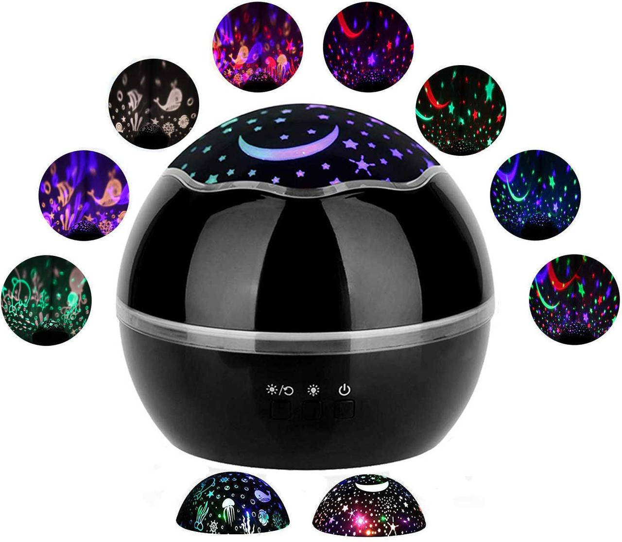 Проектор-ночник 2в1 Звёздное небо / Подводный мир Dream Lamp HD чёрный (ZN-18487), Черный
Проектор-ночник 2в1 Звёздное небо / Подводный мир Dream Lamp HD чёрный (ZN-18487), Черный