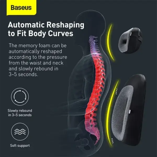 Дорожная подушка на подголовник для шеи BASEUS Floating Car Headrest (CRTZ01-B01) Черный
Дорожная подушка на подголовник для шеи BASEUS Floating Car Headrest (CRTZ01-B01) Черный