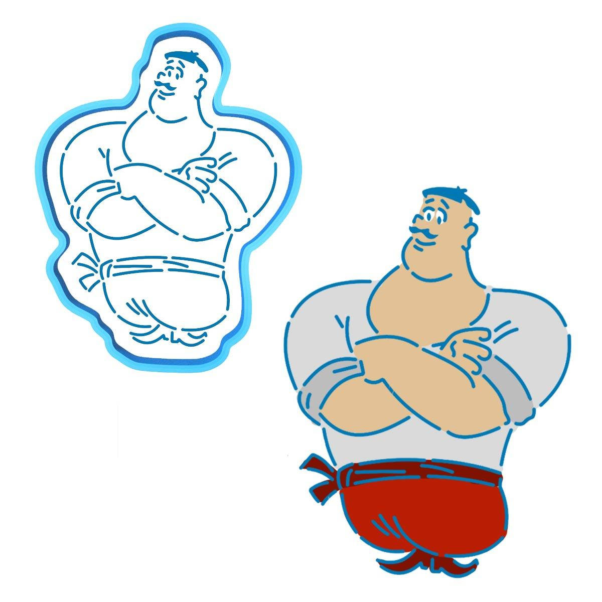 Козак "Тур" вырубка с трафаретом 11*8 см (TR-1) 
Козак "Тур" вырубка с трафаретом 11*8 см (TR-1)