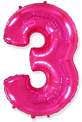 Фольгированная цифра Flexmetal 40" (100 см) 3 фуксия
Фольгированная цифра Flexmetal 40" (100 см) 3 фуксия
